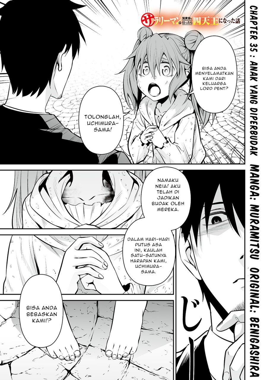 Salaryman Ga Isekai Ni Ittara Shitennou Ni Natta Hanashi Chapter 35 Gambar 1